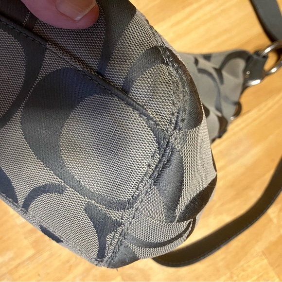 Coach SoHo Signature canvas shoulder bag with two tags. - Picture 8 of 11